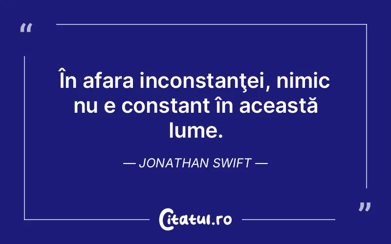Citat Jonathan Swift - citate viata