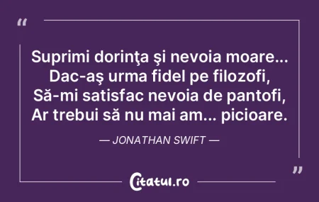 Lumea nu e a cui o străbate cu piciorul...