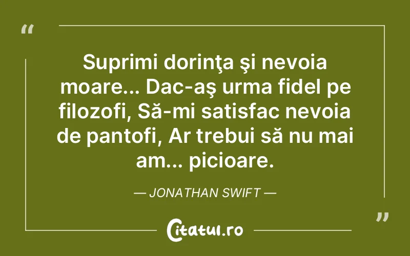 Citat Jonathan Swift - citate viata