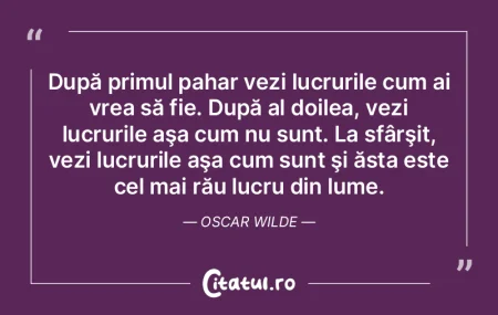 Există un singur lucru pe lume mai rău...