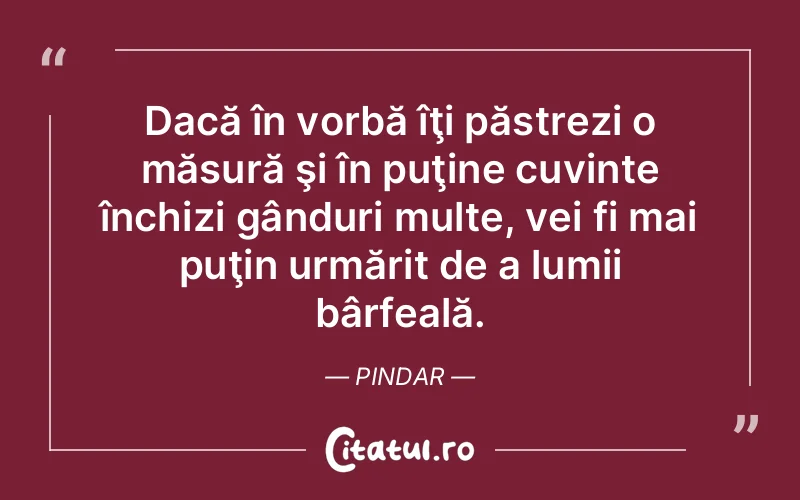 Citat Pindar - citate viata