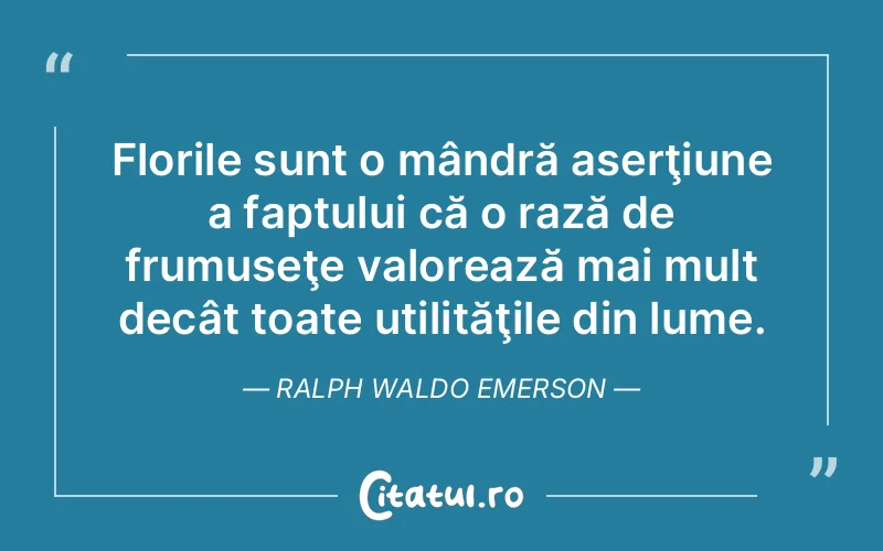 Citat Ralph Waldo Emerson - citate viata
