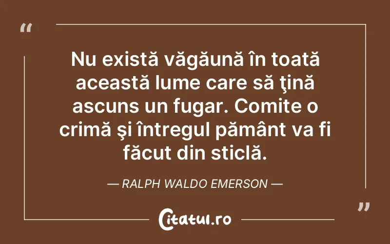 Citat Ralph Waldo Emerson - citate viata
