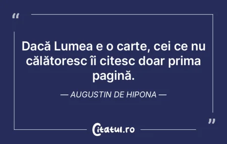 Venim pe lume singuri şi singuri plecă...