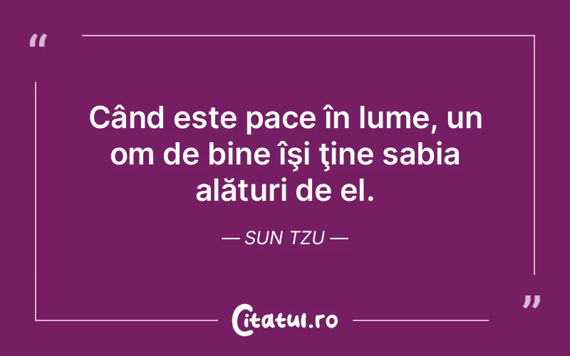 Citat Sun Tzu - citate viata