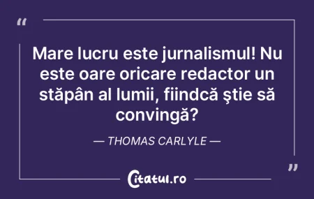 Lumea nu are tocmai acum nevoie de mai m...