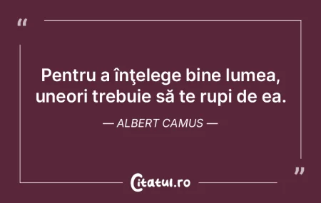 Nu cumva lipsa de sens a lumii este ranc... Nu cumva lipsa de sens a lumii este ranc...