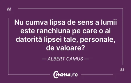 Să presupui existenţa unei fiinţe imp...