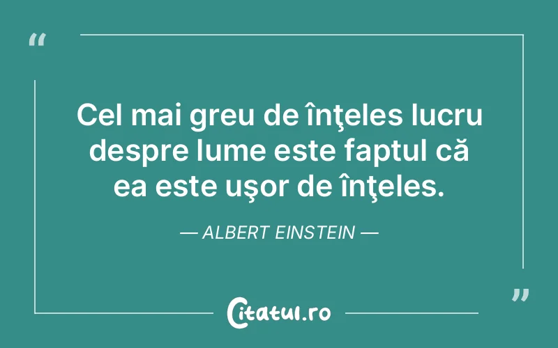 Citat Albert Einstein - citate viata