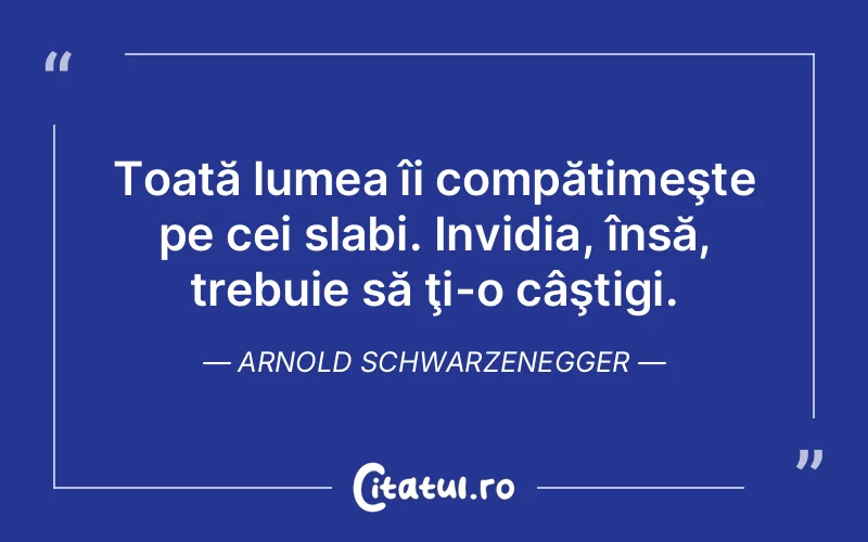 Citat Arnold Schwarzenegger - citate viata