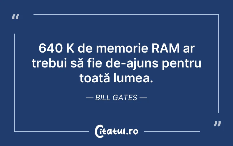 Citat Bill Gates - citate viata
