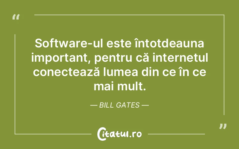 Citat Bill Gates - citate viata