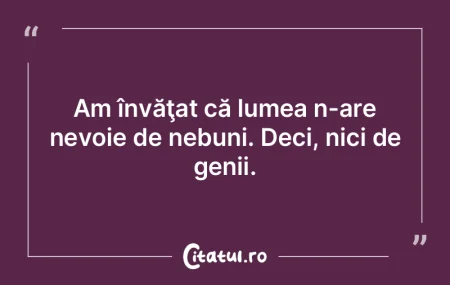 Adevărata schimbare este cea interioar�...
