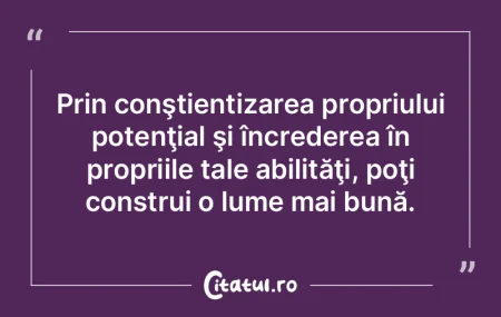 A trăi în lume fără a deveni conşti...