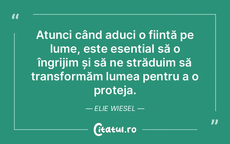 Citat Elie Wiesel - citate viata