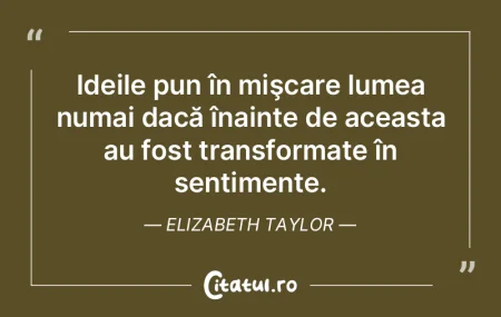 Nimic nu va putea să-mi scoată din min...