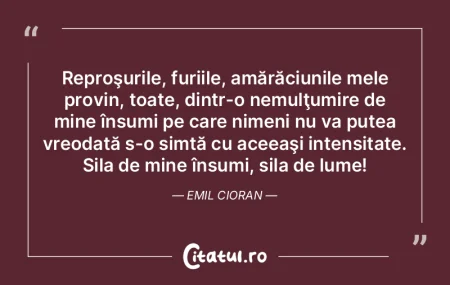 Nu există o altă lume. Nu există nici...