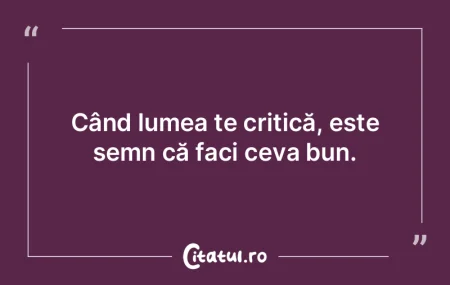 Despre nimeni altcineva din lume nu şti...