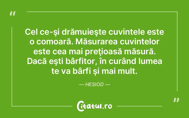 Citat Hesiod - citate viata