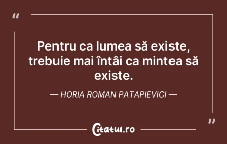 Întreaga lume se află la trei pahare �...