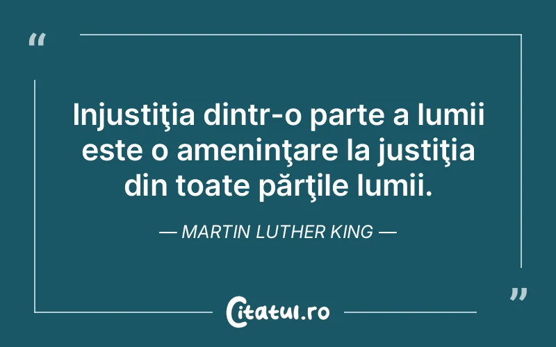 Citat Martin Luther King - citate viata