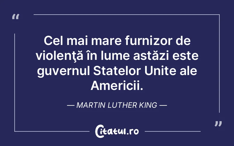 Citat Martin Luther King - citate viata