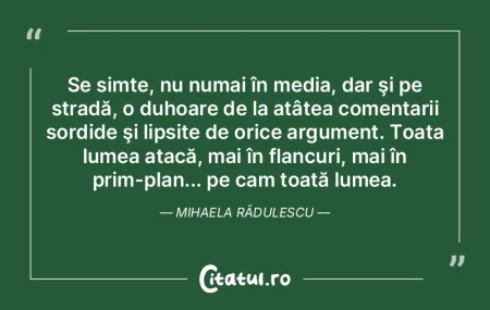 Orice personalitate este un angajament c...