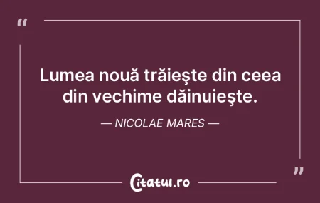 Tot sporită, mărită - lumea a devenit...