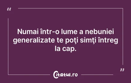 Când lumea o ia razna, cinematograful a...