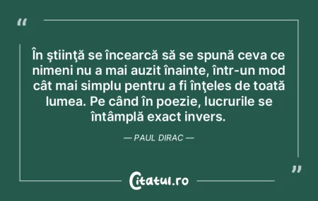 Pentru a descoperi dimensiuni ascunse ș...