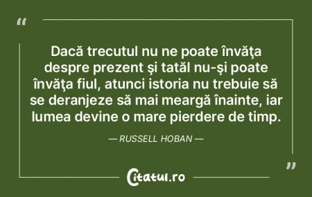 Ca să schimbi lumea, trebuie să fii au...
