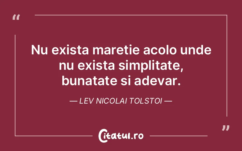 Citat Lev Nicolai Tolstoi - citate viata