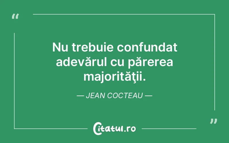 Citat Jean Cocteau - citate viata