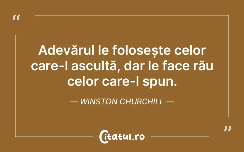Citat Winston Churchill - citate viata