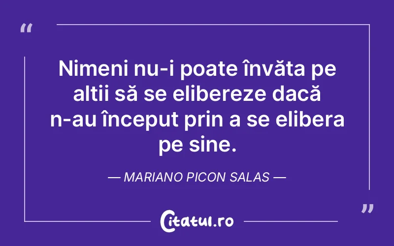 Citat Mariano Picon Salas - citate viata