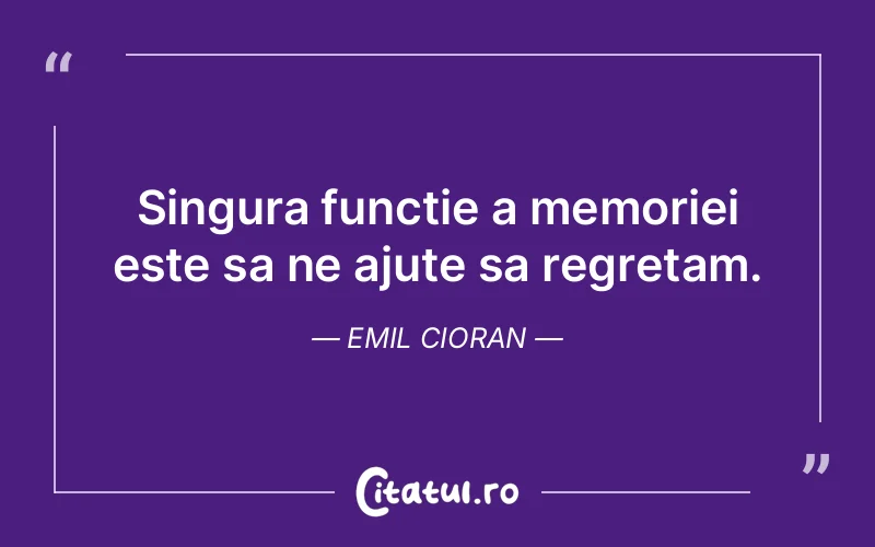 Citat Emil Cioran - citate viata