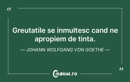 Orice atractie este reciproca. Johann Wo...