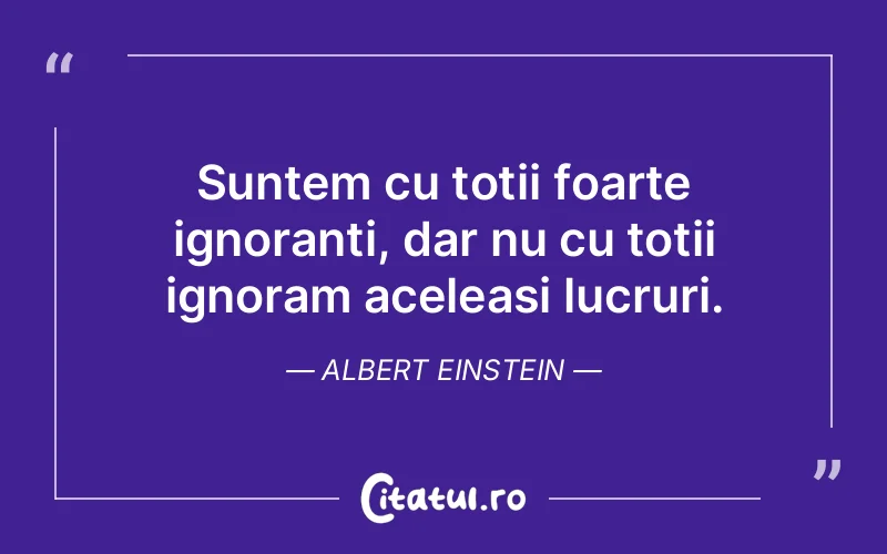 Citat Albert Einstein - citate viata