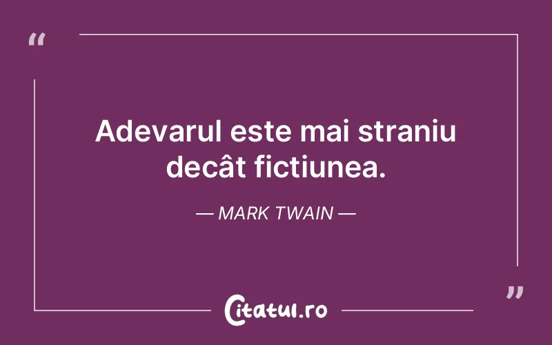 Citat Mark Twain - citate viata