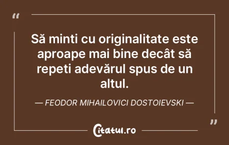 Adevarul trebuie gasit doar in noi insin... Adevarul trebuie gasit doar in noi insin...