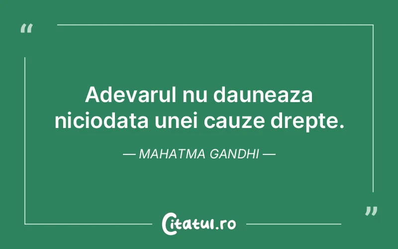 Citat Mahatma Gandhi - citate viata