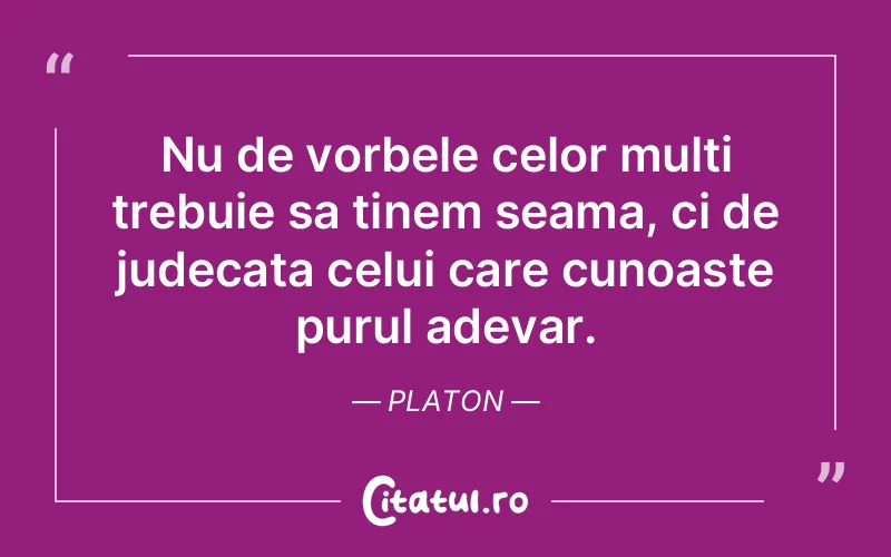 Citat Platon - citate viata