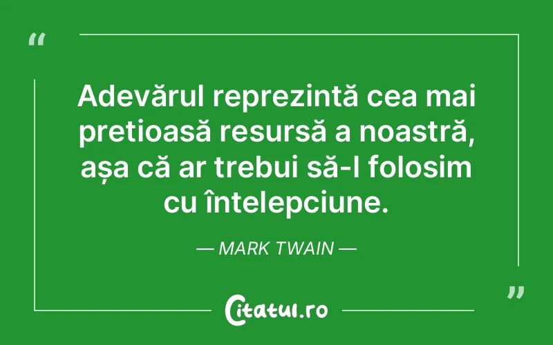Citat Mark Twain - citate viata