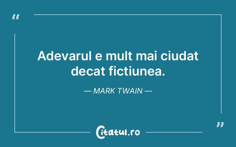 Citat Mark Twain - citate viata