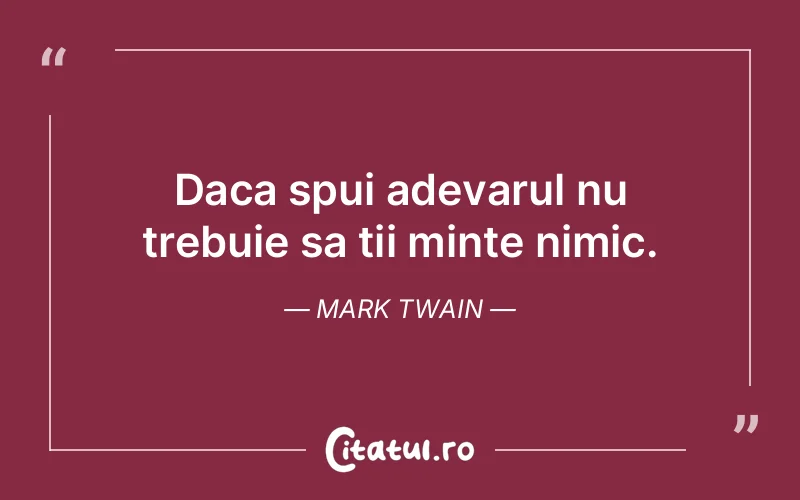 Citat Mark Twain - citate viata