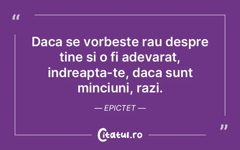 Citat Epictet - citate viata