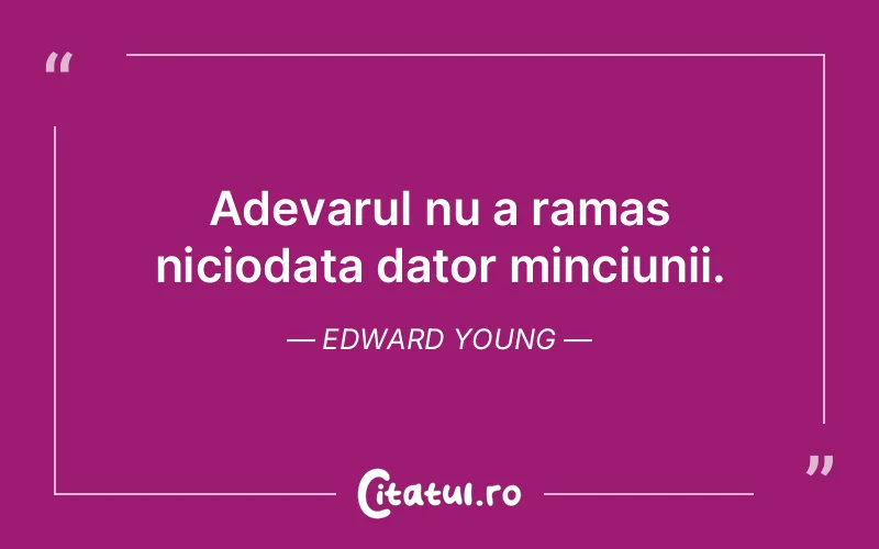 Citat Edward Young - citate viata