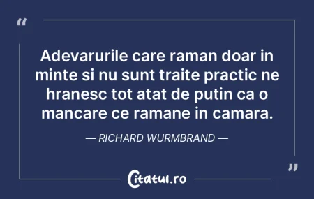 Oceanul adevarului este nesfarsit. In za...