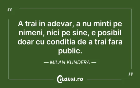 Adevarul izbucneste, la urma urmei, in c...