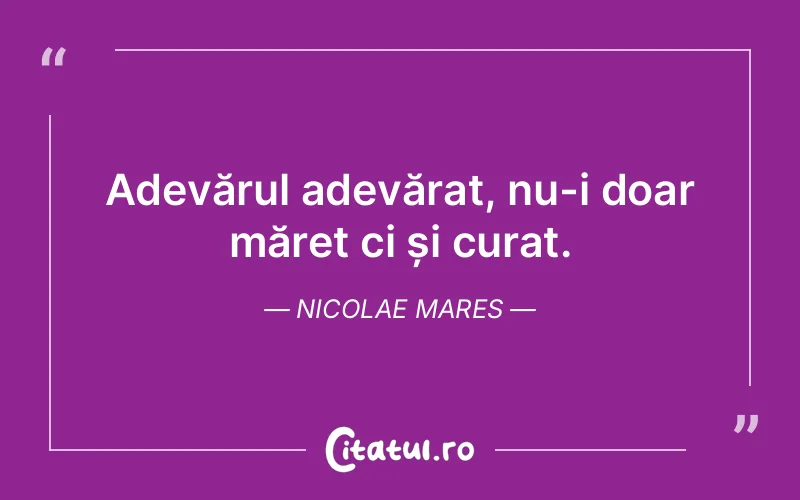Citat Nicolae Mares - citate viata